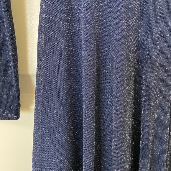 SHEIN Midi Dress in Navy Blue Size M - Picture 5 of 8